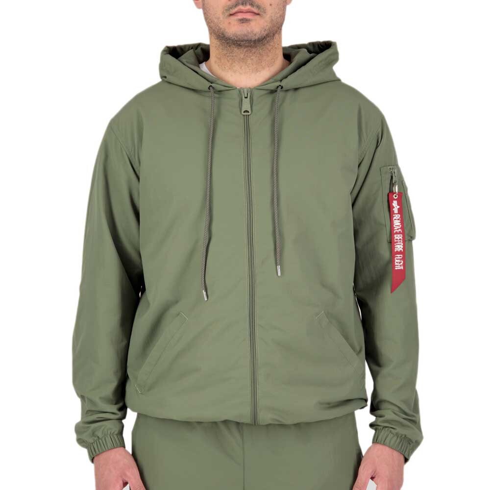 

Толстовка Alpha Industries Expedition Windbreaker, зеленый