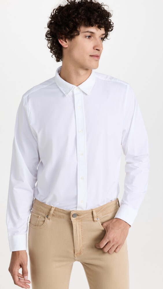 

Рубашка Rhone Commuter Shirt Classic Fit, белый
