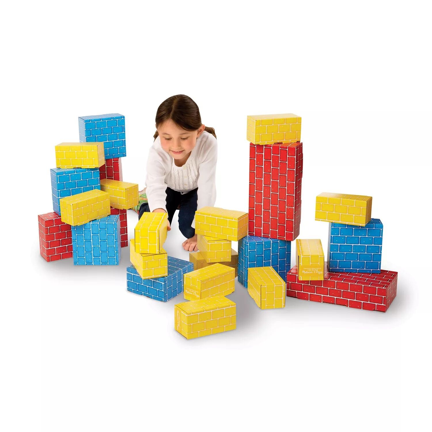 

Мелисса и Даг 24 шт. Набор картонных блоков Jumbo Melissa & Doug