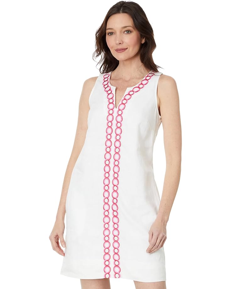 цена Платье Tommy Bahama Geo Embroidered Short, белый