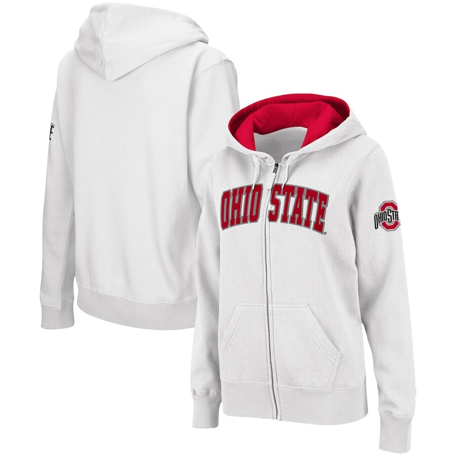 

Толстовка на молнии Colosseum Ohio State Buckeyes, белый