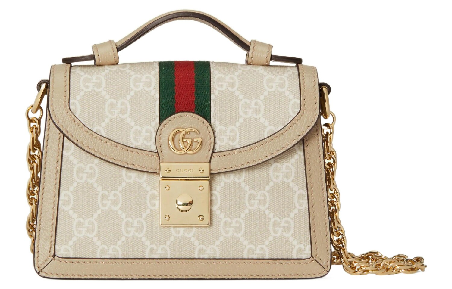 

Сумка GUCCI на одно плечо, бежевый/белый