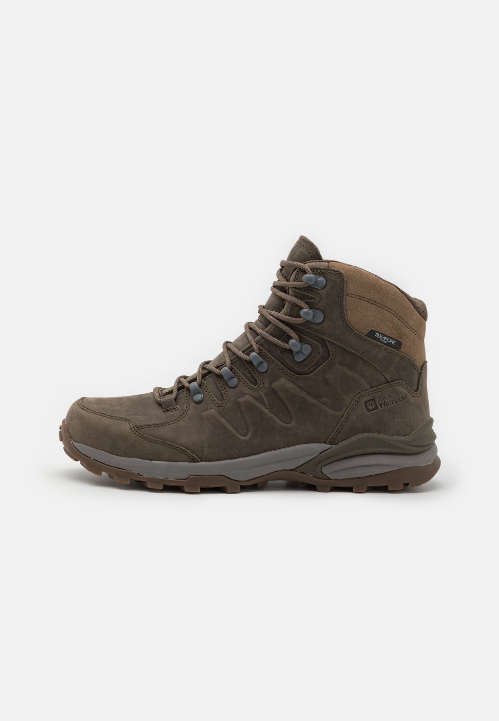 

Походная обувь Refugio Prime Texapore Mid Jack Wolfskin, цвет cold coffee