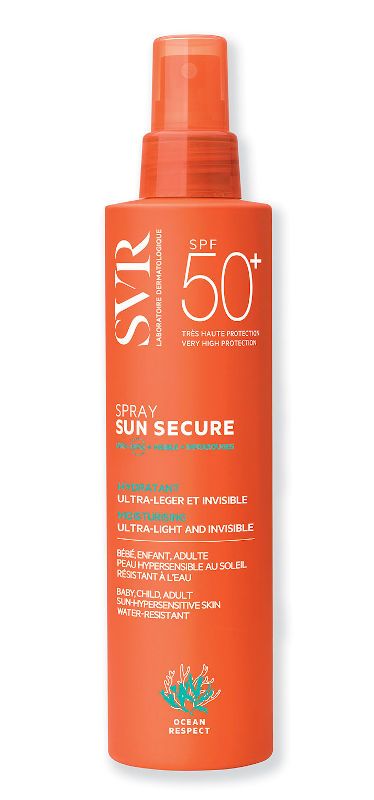 SVR Sun Secure SPF50+ туман для загара, 200 ml svr крем мусс с эффектом фотошопа spf50 50 мл svr sun secure
