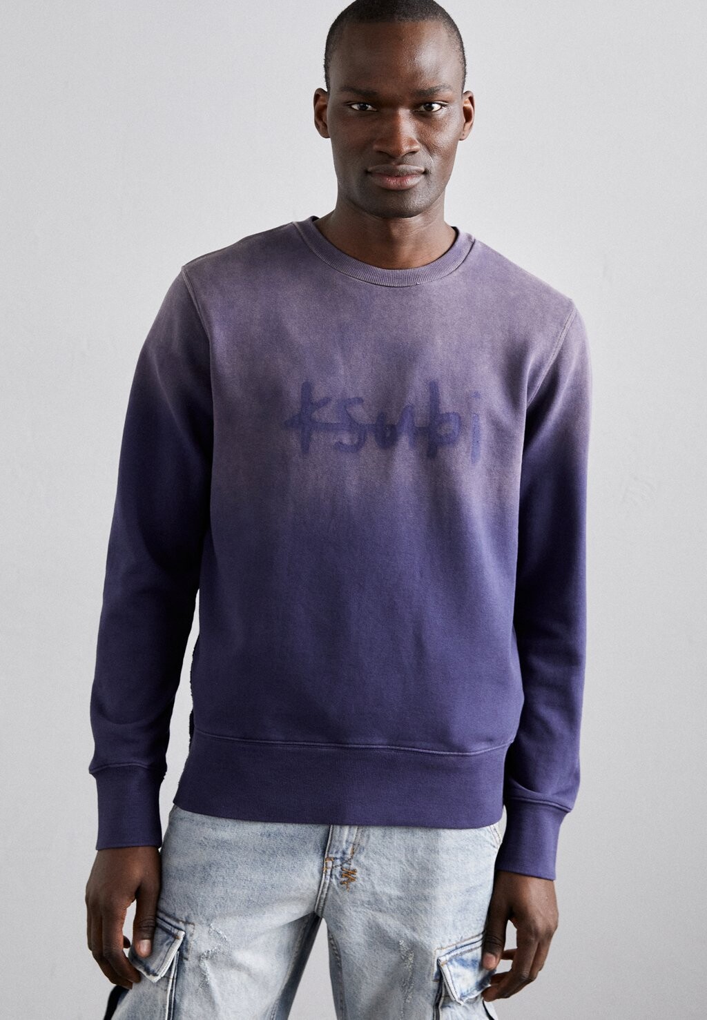 

Толстовка HERITAGE KASH CREW ICED NEPTUNE Ksubi, цвет blue