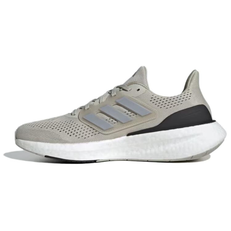 

Кроссовки adidas Pureboost 23 Putty Grey Silver Metallic Core Black, черный