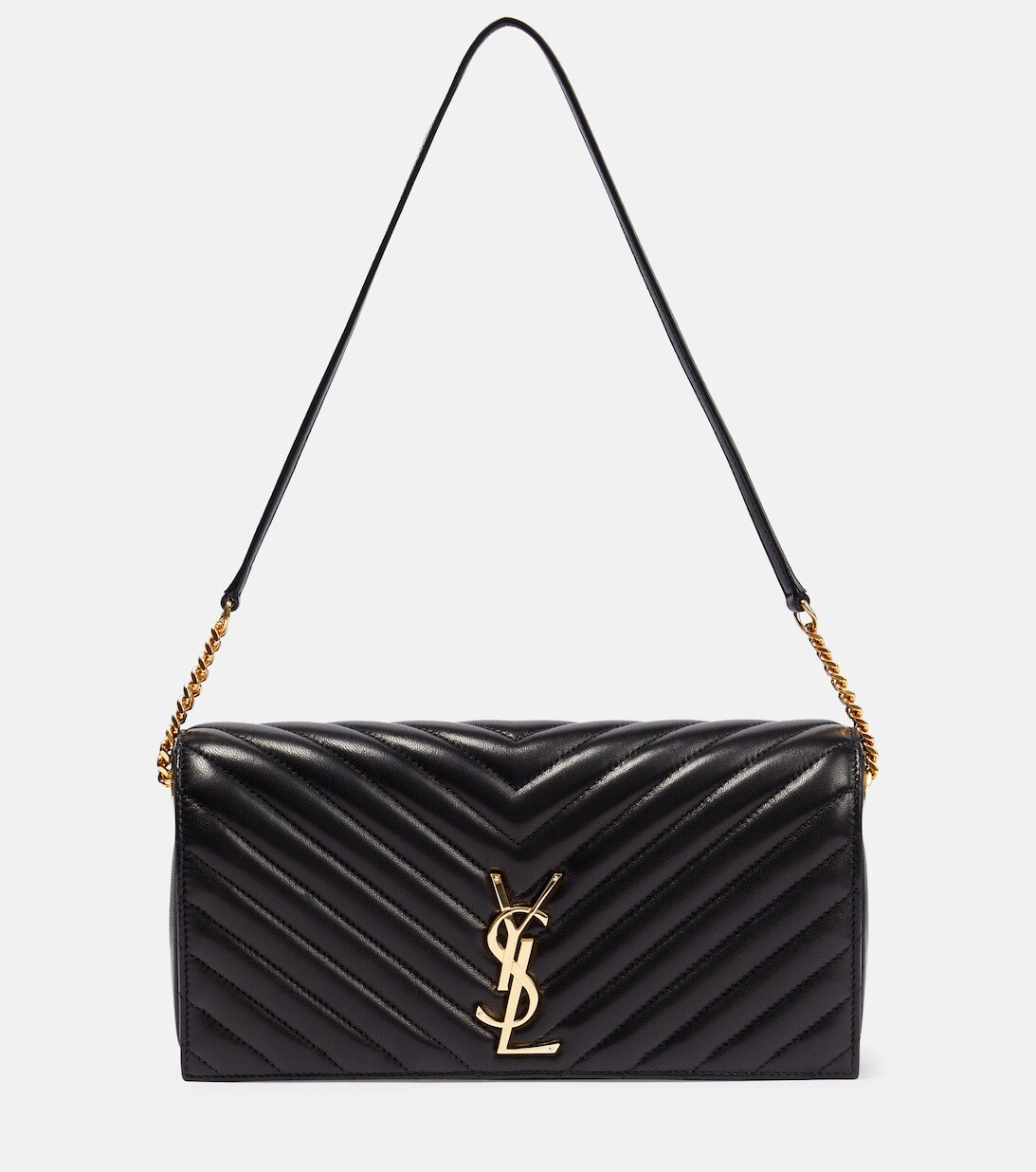 

Кожаная сумка через плечо Kate 99 Saint Laurent, черный