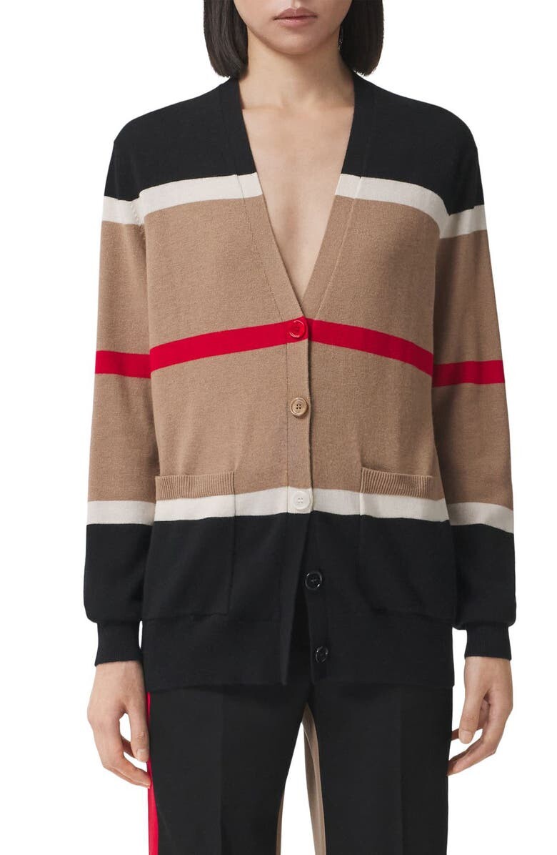 

Кардиган из кашемира и шелка Phillipa Icon Stripe BURBERRY