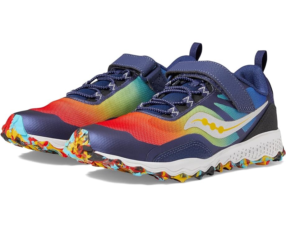 

Кроссовки Saucony Peregrine 12 Shield A/C, цвет Blue/Red/Yellow