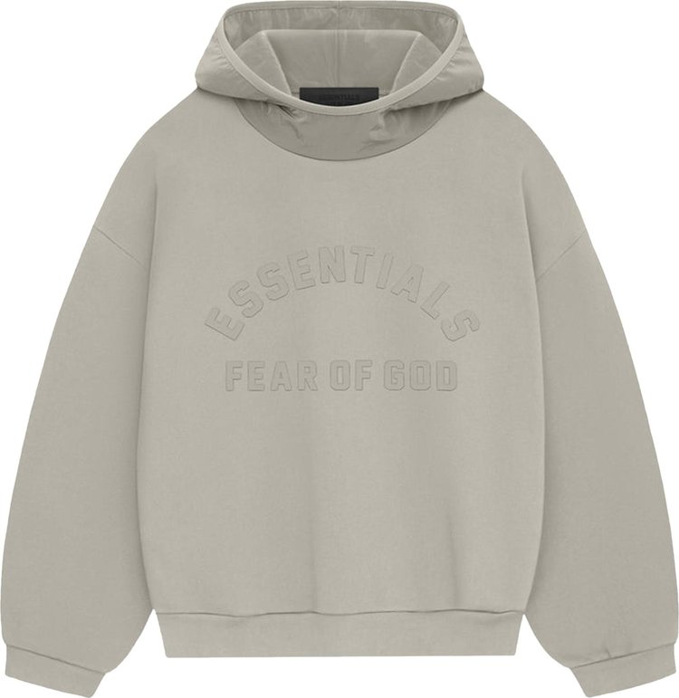 Худи Fear of God Essentials Nylon Fleece 'Seal/Seal', серый толстовка fear of god essentials nylon fleece серый черный