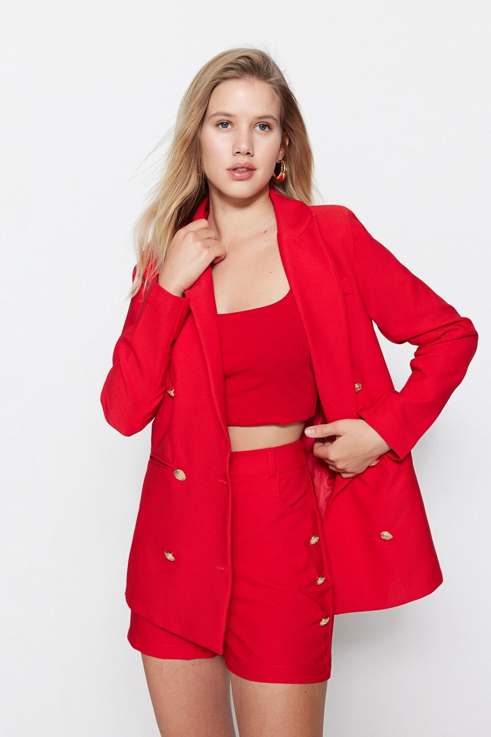 

Куртка TRENDYOLMİLLA, гранатовый, Красный