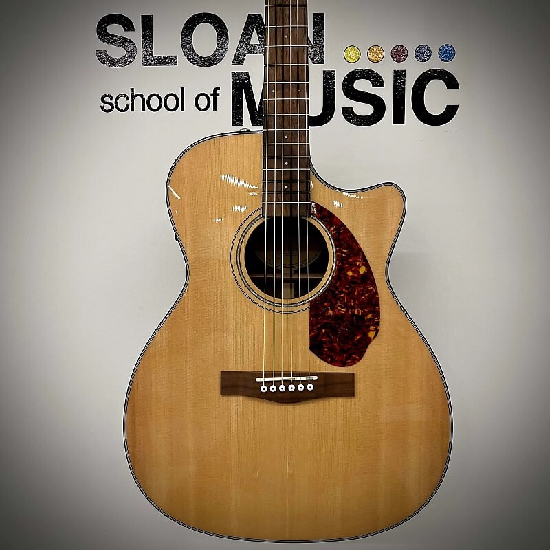 

Акустическая гитара Fender CC-140SCE Solid Spruce/ Rosewood Cutaway Concert -- Natural