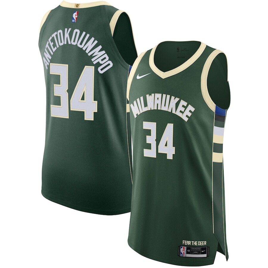 

Джерси Nike Milwaukee Bucks, зеленый