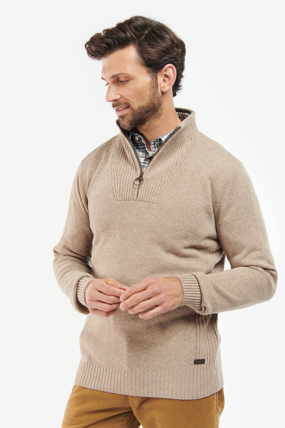 

Короткий свитер на молнии Nelson Essential Barbour