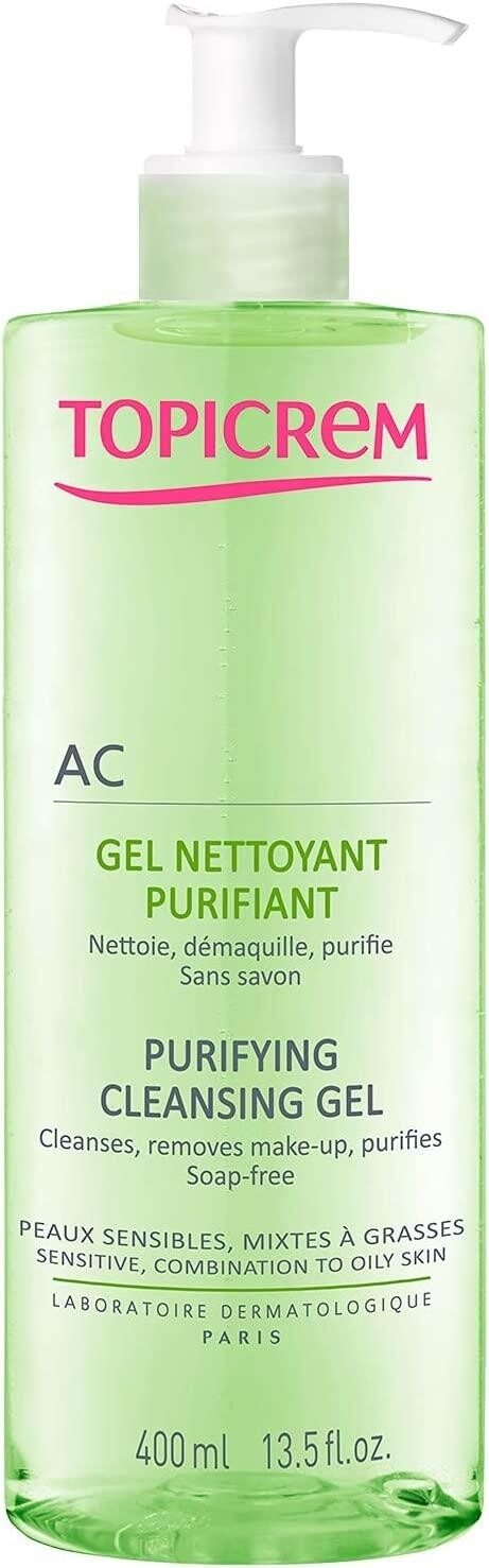 

Topicrem AC Purifying Cleansing Gel 400 мл Очищающий гель для лица