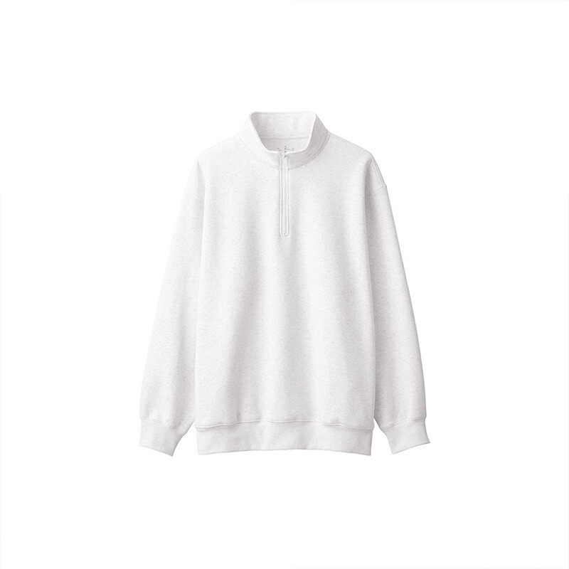

Толстовка мужская Muji с воротником-стойкой, серый