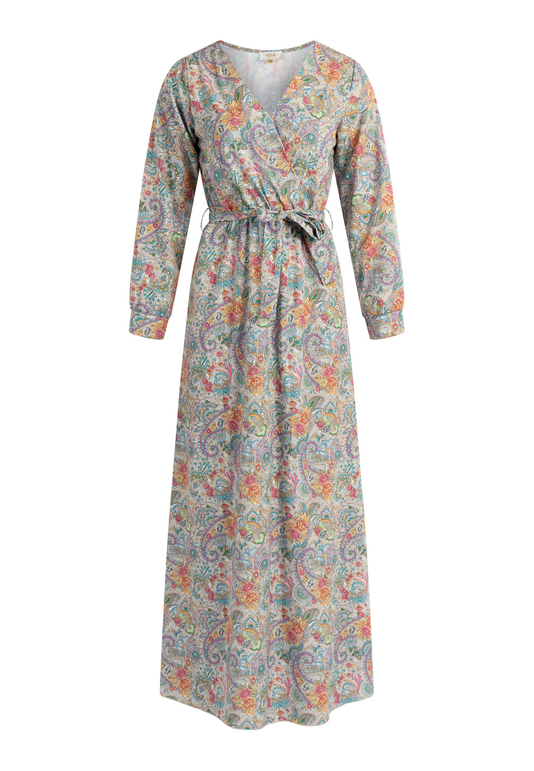 

Платье usha FESTIVAL Maxi Mit Paisley Print, цвет Grau Mehrfarbig