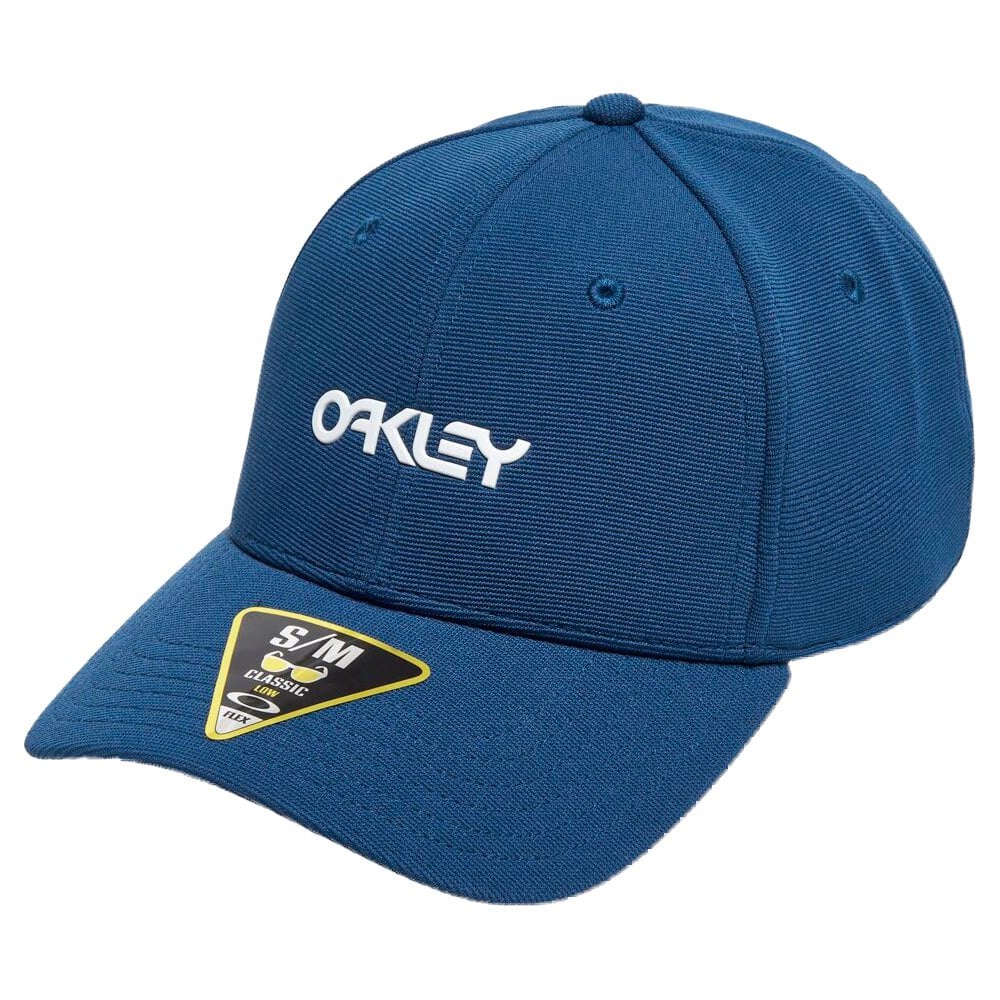 цена Бейсболка Oakley 6 Panel Stretch Metallic, синий