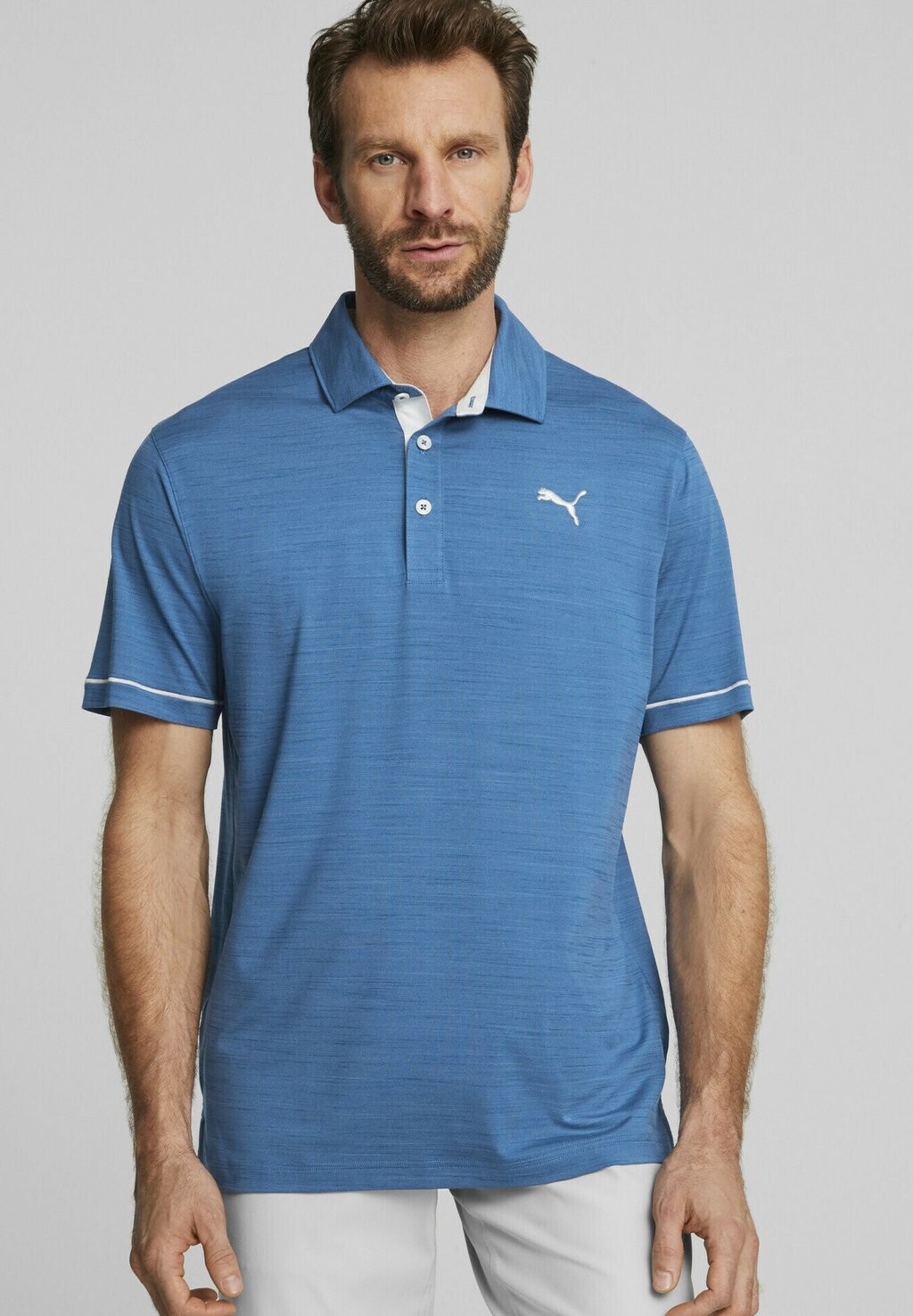 

Поло CLOUDSPUN HAYSTACK Puma Golf, высотное здание с голубым вереском озера