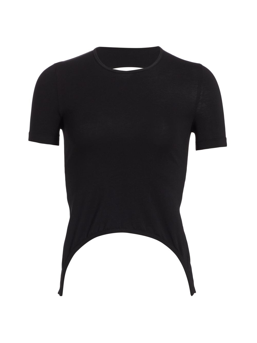 

Футболка с вырезом на спине Helmut Lang, черный