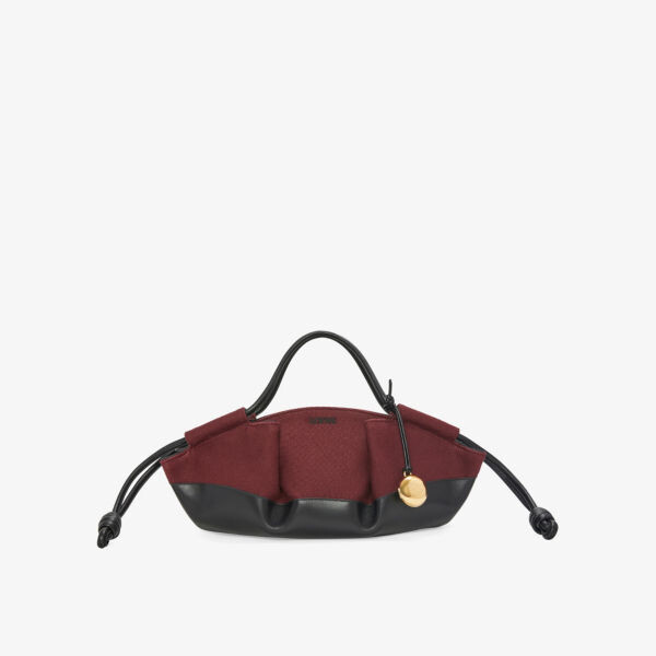 

Маленькая сумка через плечо paseo из кожи и хлопка Loewe, черный