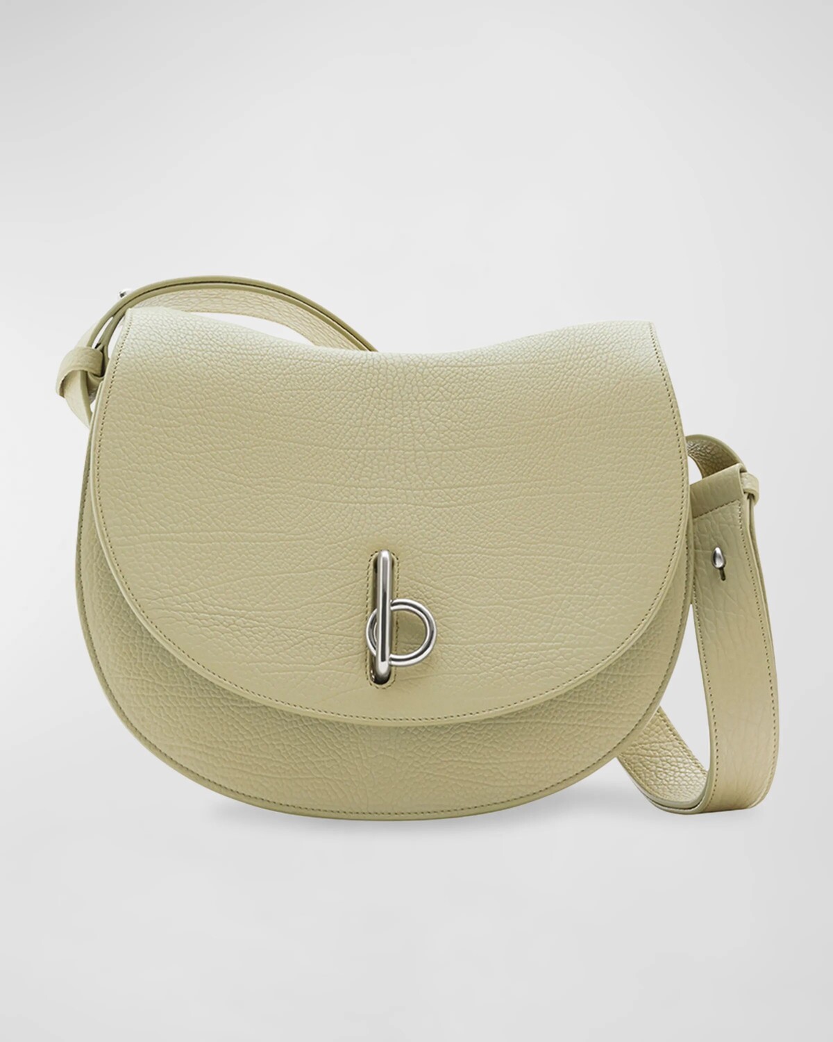 

Кожаная сумка через плечо Rocking Horse Saddle Burberry, цвет Hunter