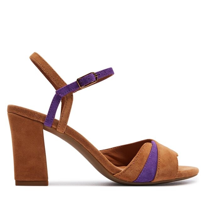 

Сандалии Geox D New Eraklia 80 D45RPD 00021 C6NG8 Cognac/Purple, коричневый