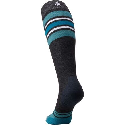 

Носки для сноуборда Full Cushion Tube Stripe OTC женские Smartwool, черный