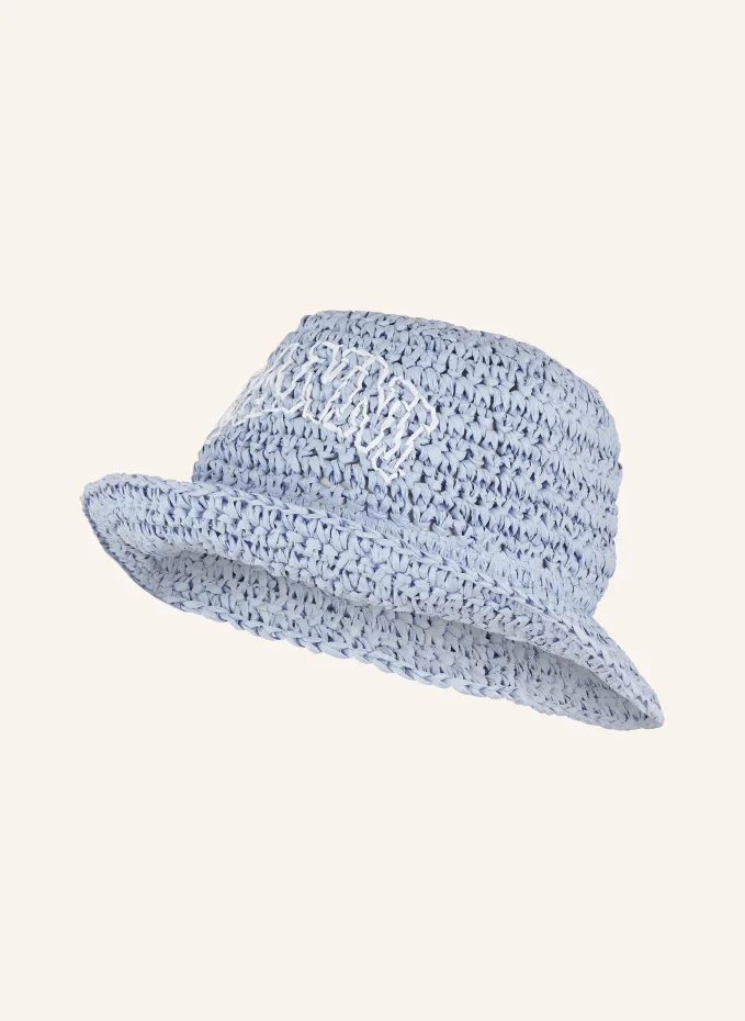 цена Панама-шляпа Ganni, синий