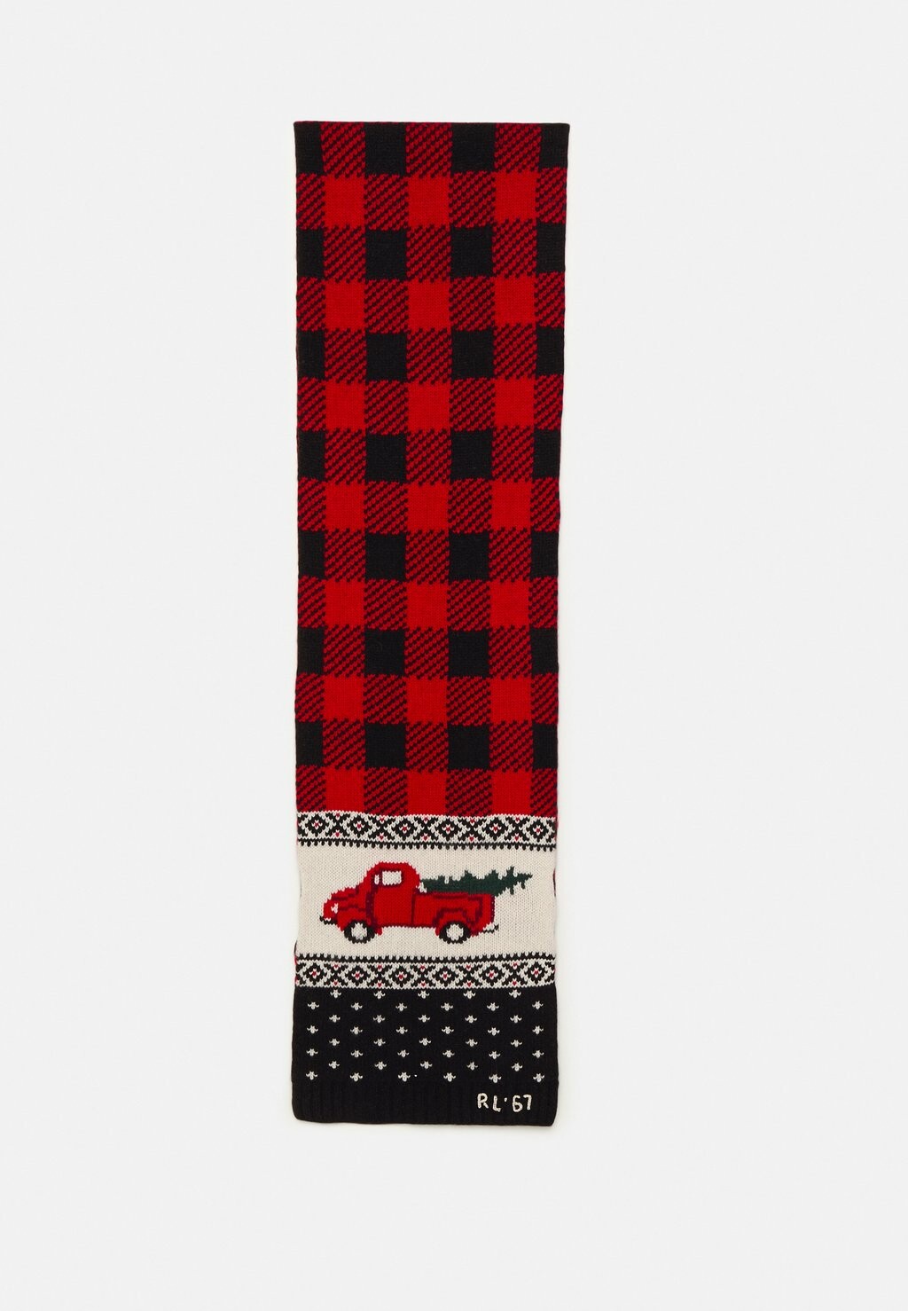 

Шарф Polo Ralph Lauren ЗИМНИЙ ШАРФ УНИСЕКС, цвет red/black