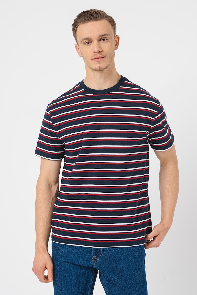 

Полосатая футболка с овальным вырезом Tommy Jeans, синий