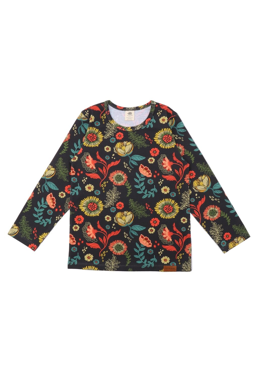 

Рубашка с длинным рукавом CHEERFUL FLOWERS Walkiddy, цвет anthrazit