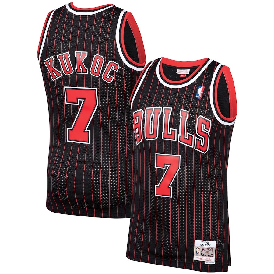 

Джерси Mitchell & Ness Chicago Bulls, черный