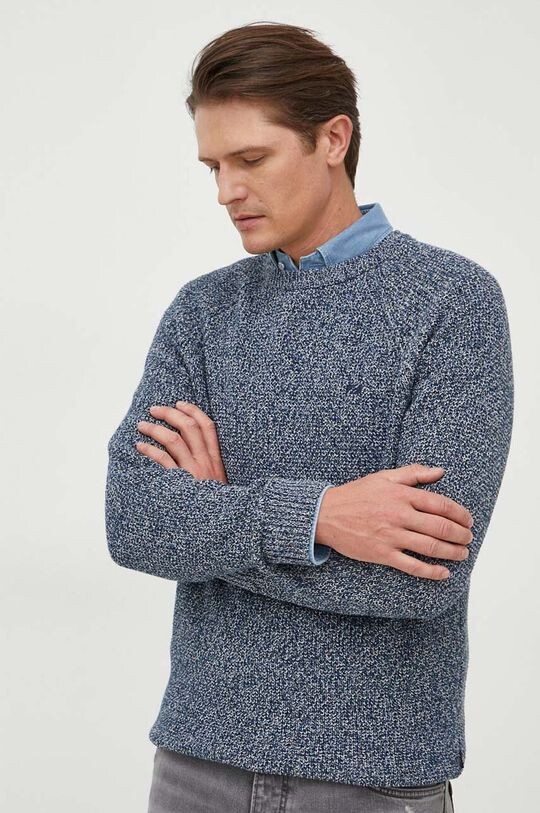 

Шервудский хлопковый свитер Pepe Jeans, темно-синий