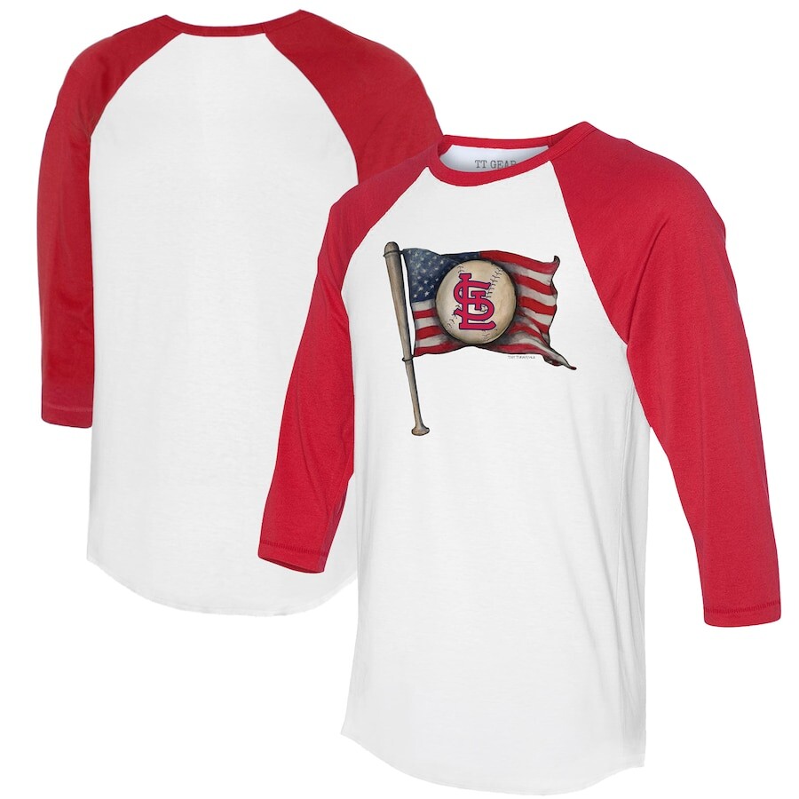 

Футболка с длинным рукавом Tiny Turnip St Louis Cardinals, белый