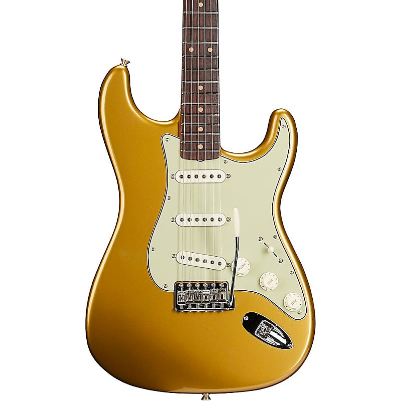 Электрогитара Fender Custom Shop Johnny A. Signature Stratocaster Time Capsule Electric Guitar Lydian Gold Metallic