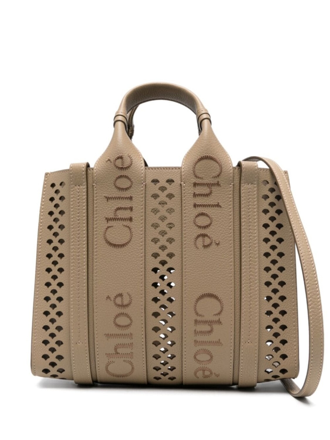

Chloé маленькая сумка Woody, коричневый