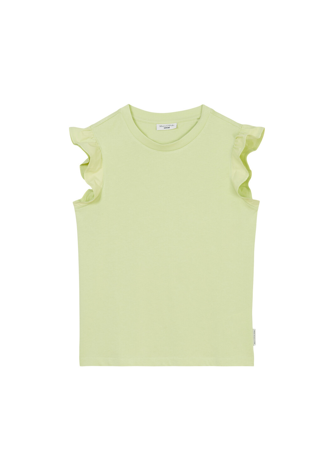 

Топ Marc O'Polo Volant T Shirt loose, цвет pistachio