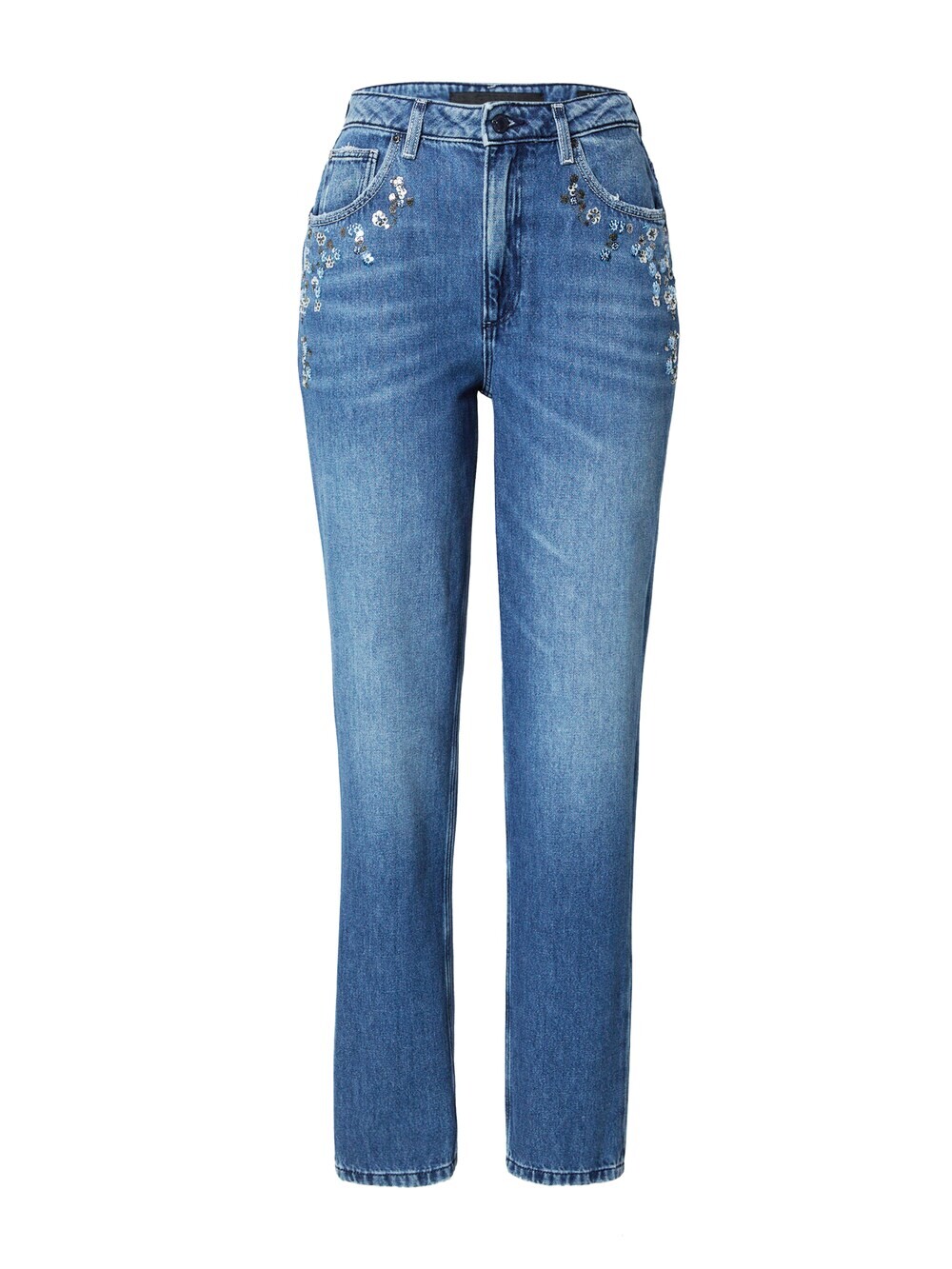 

Зауженные джинсы GUESS, синий
