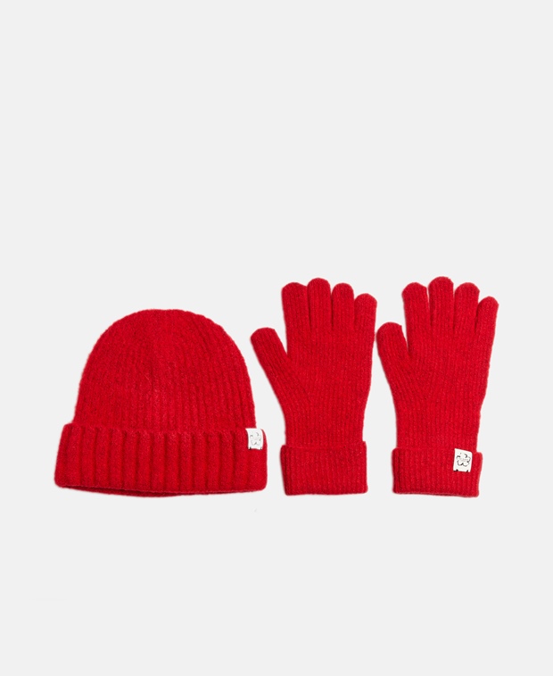 Комплект шляпа и перчатки , красный Ted Baker
