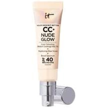 

Легкая тональная основа CC+ Nude Glow и сыворотка для сияния с SPF40 It Cosmetics