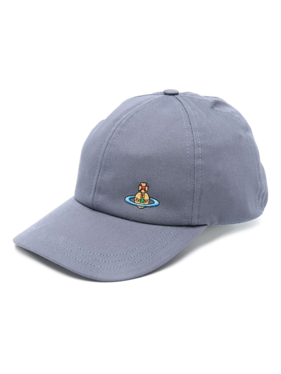 

Бейсболка с вышивкой Orb Vivienne Westwood, синяя