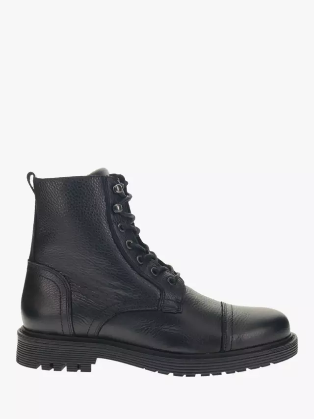 

Ботинки Jones Bootmaker Embankment Leather Lace-Up, цвет black grain