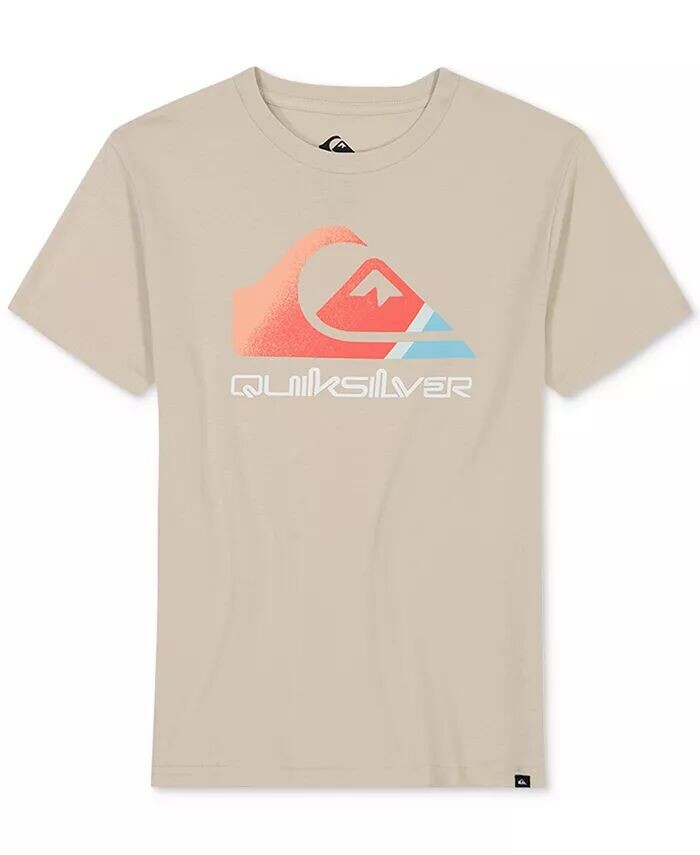

Футболка с логотипом Big Boys Quiksilver, бежевый