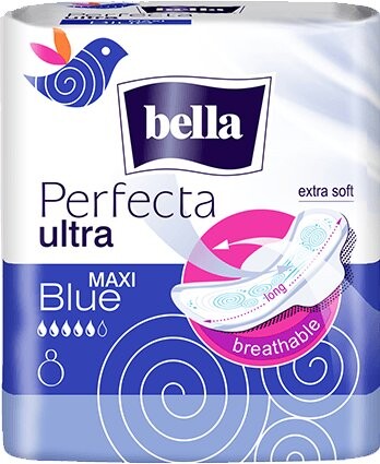 

Гигиенические прокладки Perfecta Maxi Blue Duo, 16 шт. Bella
