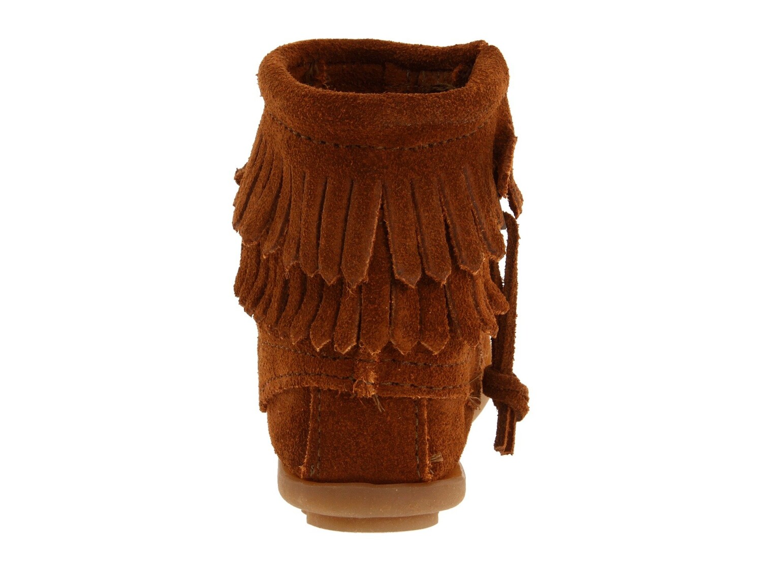 

Ботинки Minnetonka Kids Side Zip Double Fringe (Toddler/Little Kid/Big Kid)