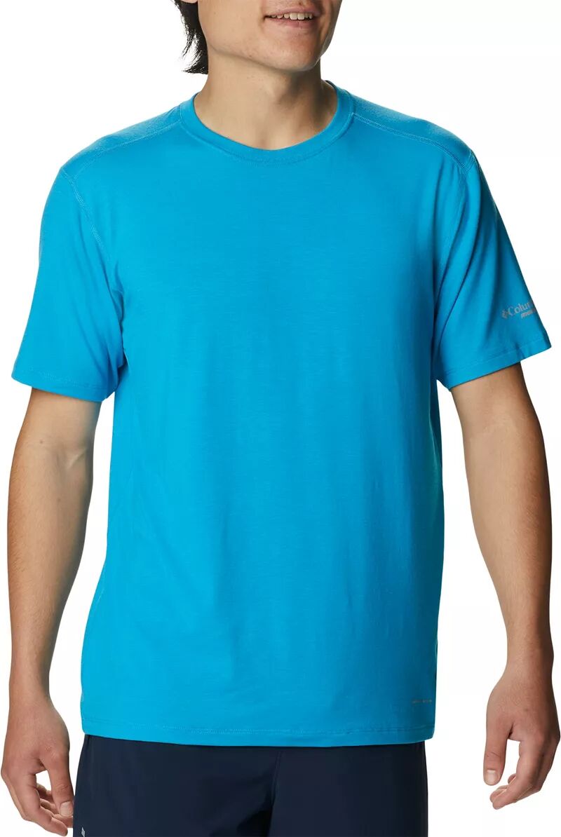 цена Мужская футболка Columbia для бега по бездорожью, синий