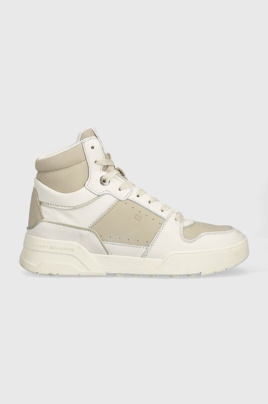 

Кожаные кроссовки High Cut Basket Sneaker Se Tommy Hilfiger, бежевый