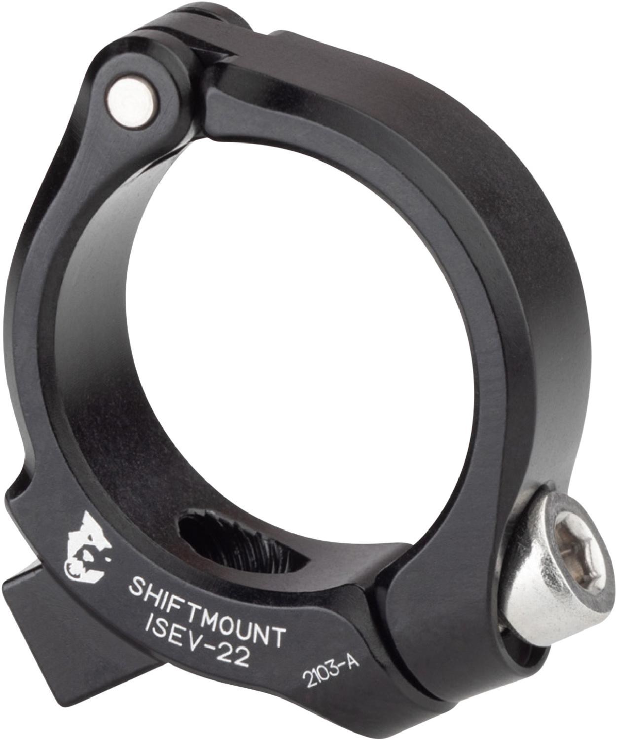 Зажим ShiftMount ISEV-22 для Shimano I-Spec EV Wolf Tooth Components, черный пульт дистанционного управления remote dropper с зажимом на руле wolf tooth components черный