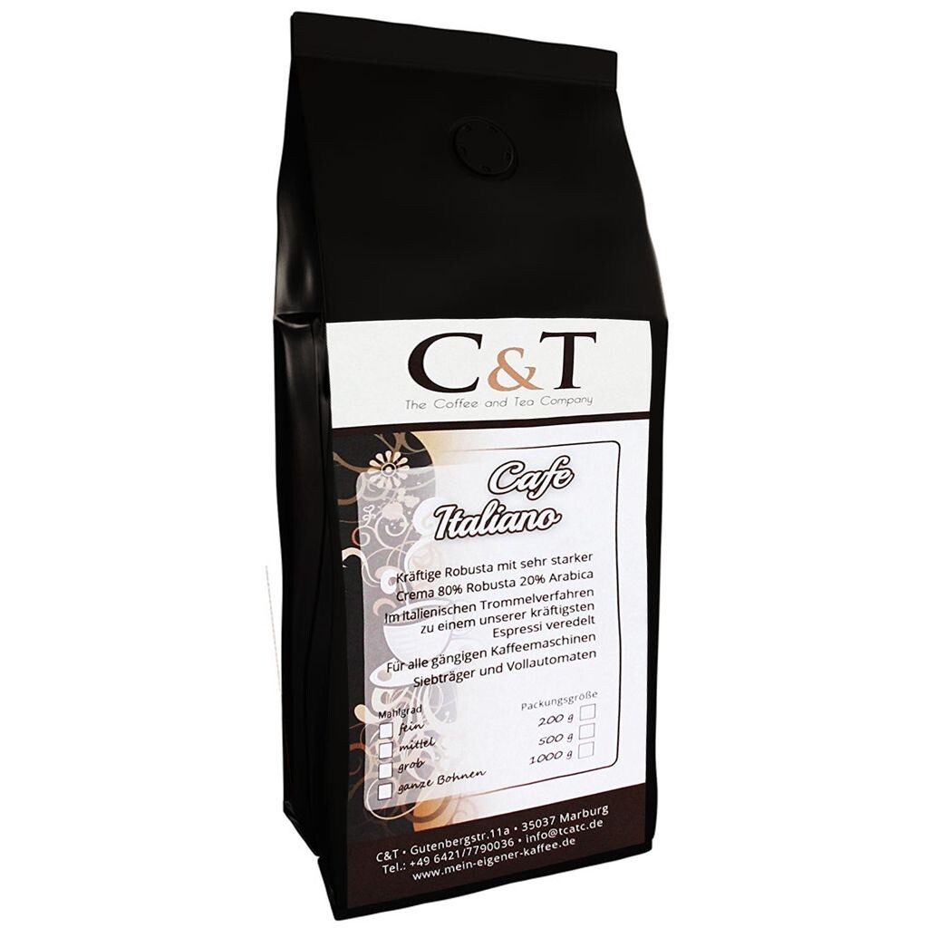 

Эспрессо Cafe Italiano 1000г (цельные зерна) The Coffe And Tea Company
